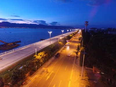 昆明草海大壩景觀照明工程--2018神燈獎申報工程